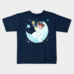 Space Mermaid Kids T-Shirt